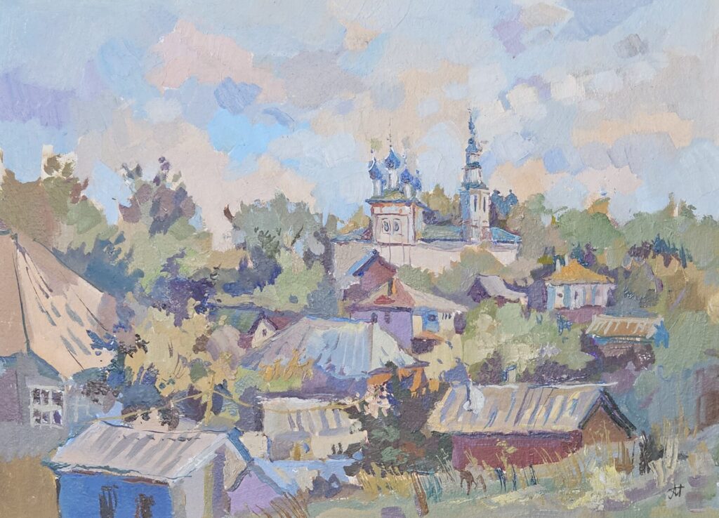 Углич: городские крыши